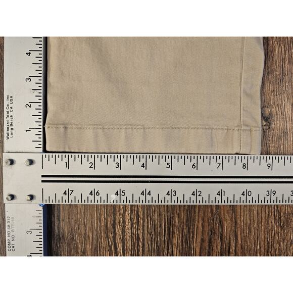 L.L. Bean Pants Khaki Lakewashed Chino Stretch Standard Fit NEW Mens Large 30" - Picture 8 of 9
